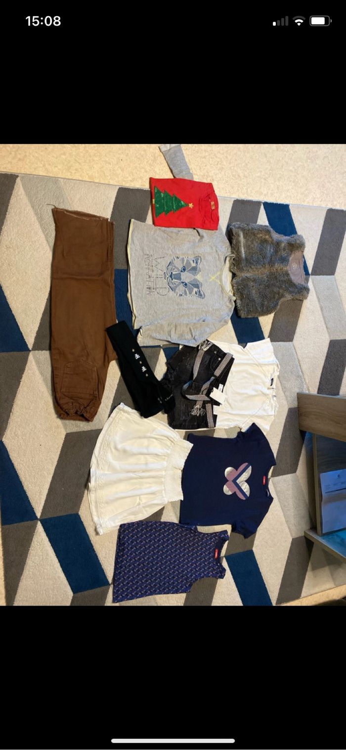 Lot vêtements fille
