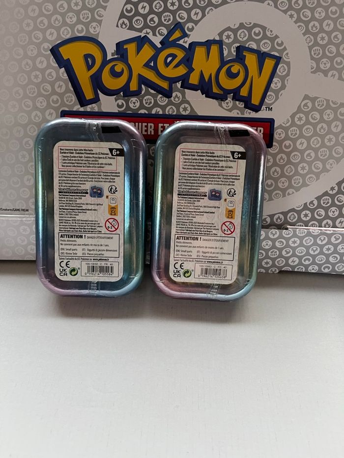 Duo mini tin Pokémon ev8.5 - photo numéro 2