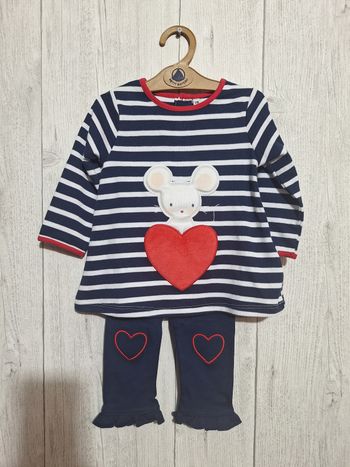 Ensemble fille Taille 1 2mois
