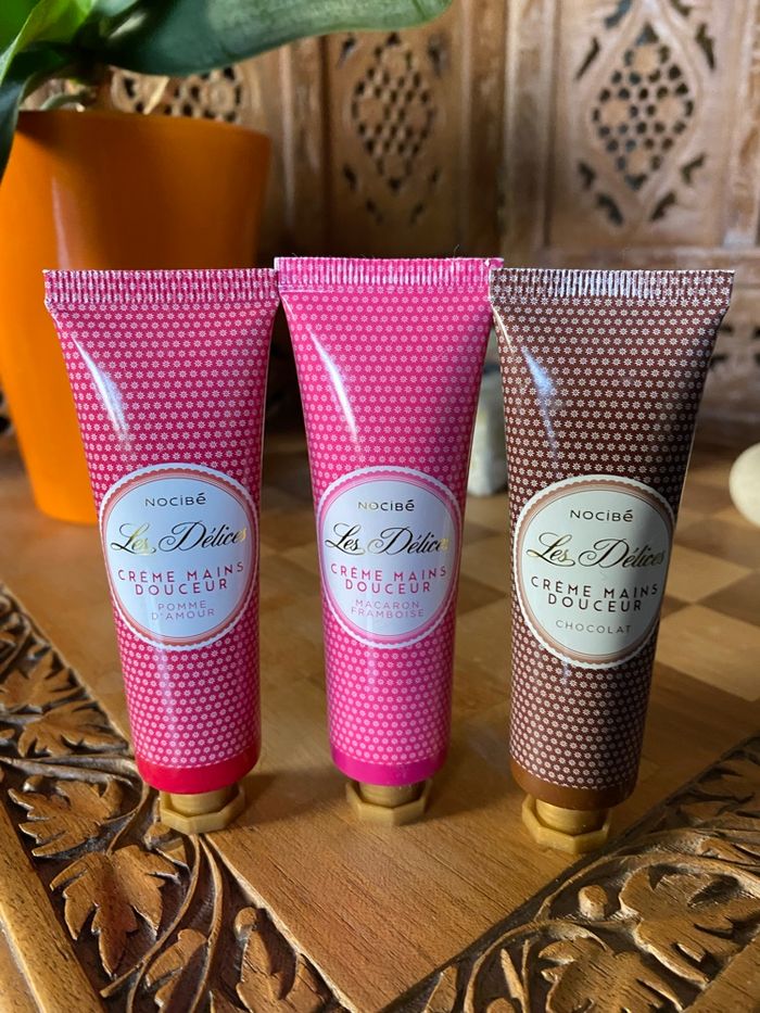 Lot 3 crèmes mains nocibé