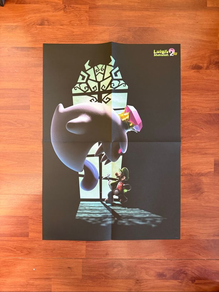 Poster A2 Luigi's Mansion 2 HD Goodie Nintendo Switch. Luigi - photo numéro 3
