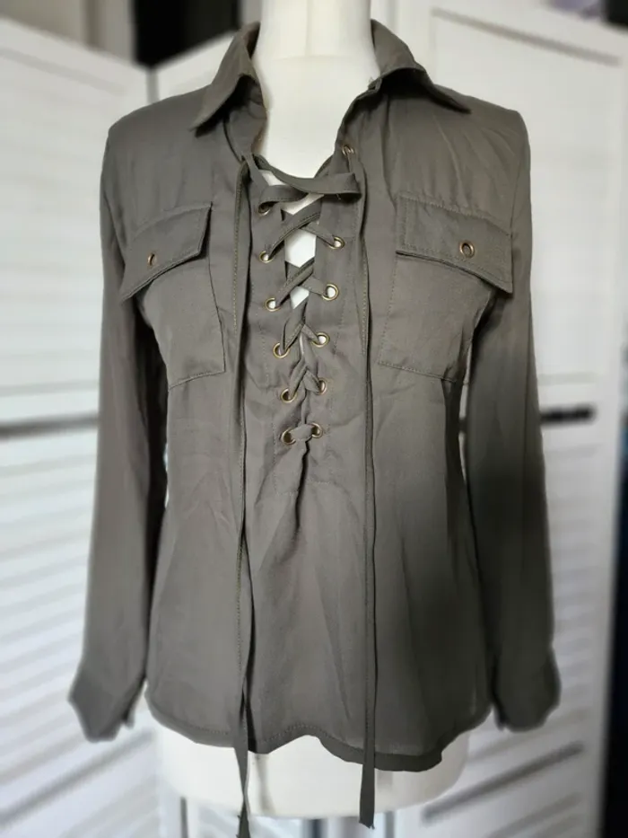 Blouse verte T.S - photo numéro 2