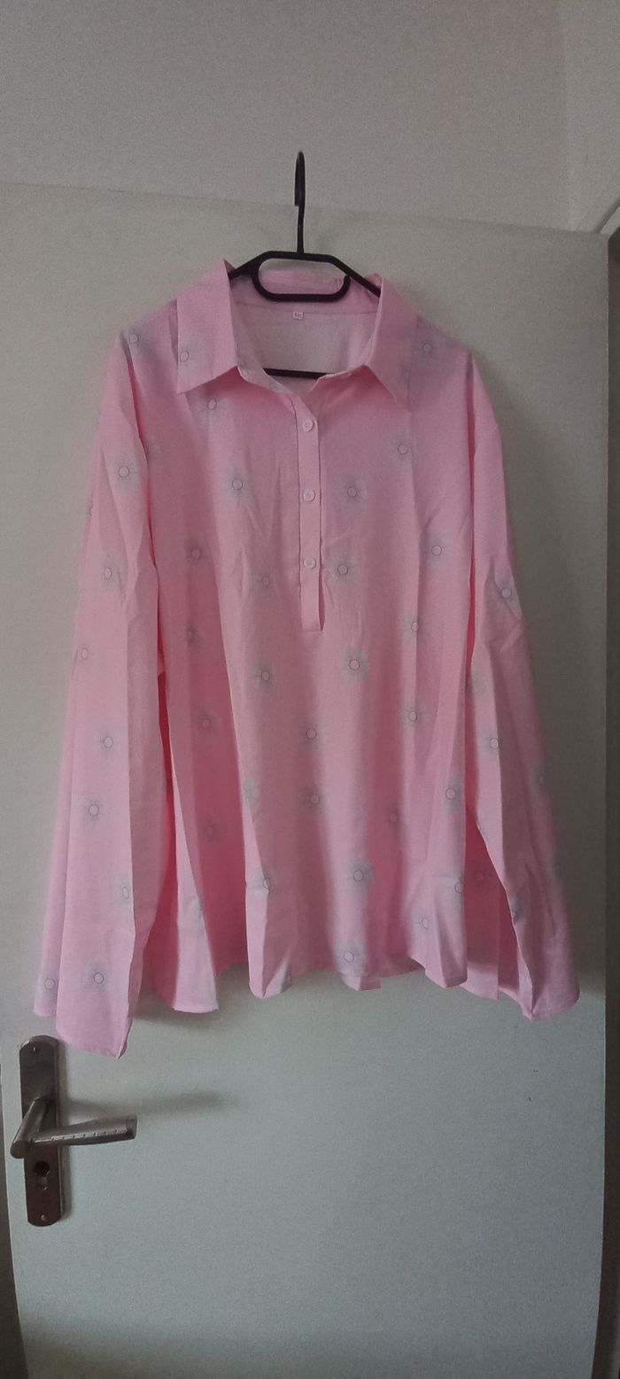 Blouse rose manches longues - photo numéro 6