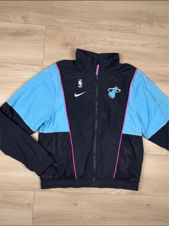 Veste coupe vent NBA Miami Heat x Nike taille M