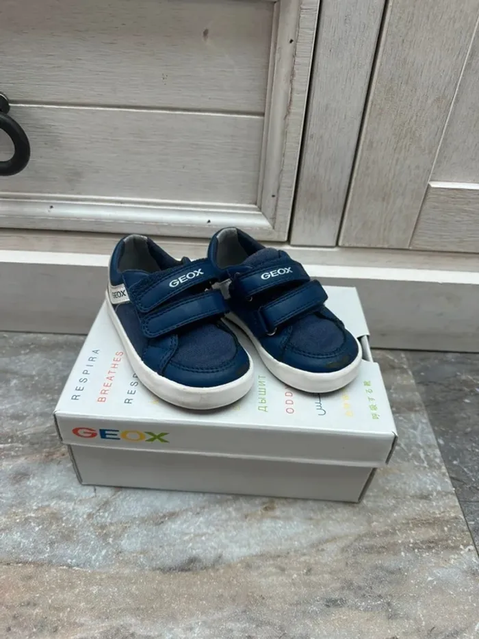 Basket Geox bleu 21 - photo numéro 2