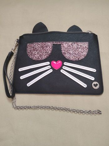 Sac bandoulière LOLA CASADEMUNT - Design Chat - NEUF