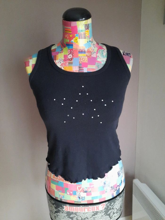 Debardeur noir Taille M