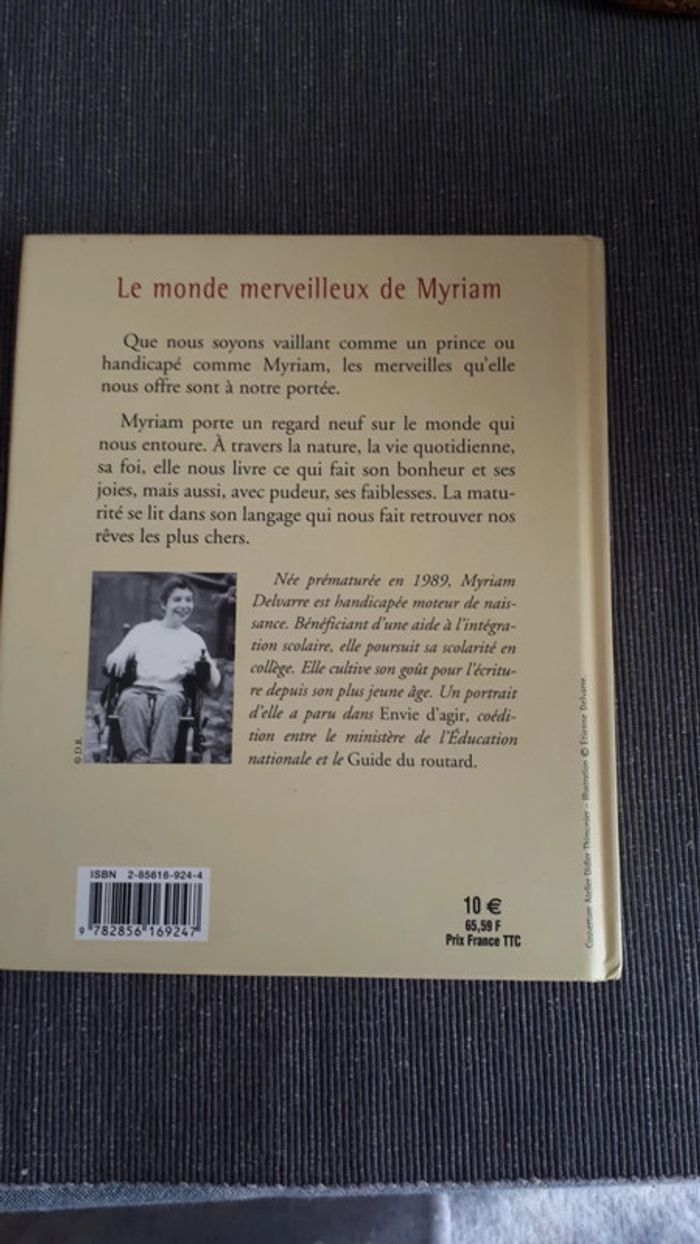 Le Monde Merveilleux de Myriam poêmes - photo numéro 2