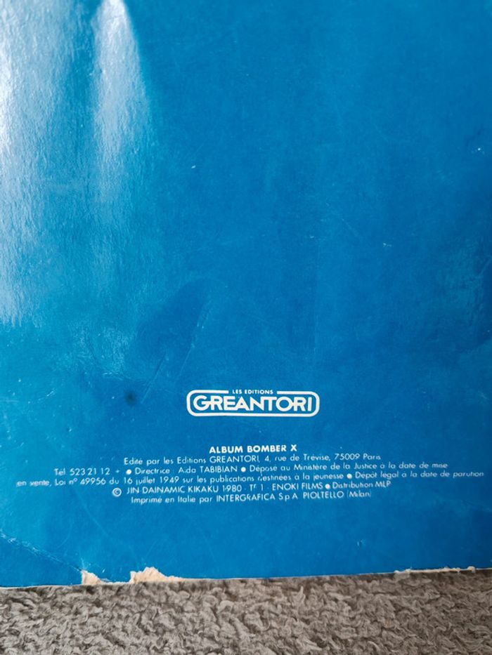 Album BD vintage “Bomber X” n° 2 – Éditions Gréantori – France, années 80 - photo numéro 5