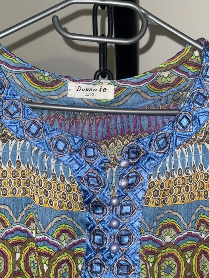 Chemisier multicolore femme – Taille L/XL, chic et tendance - photo numéro 2