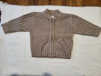 1 pull zippé garçon 3 mois 