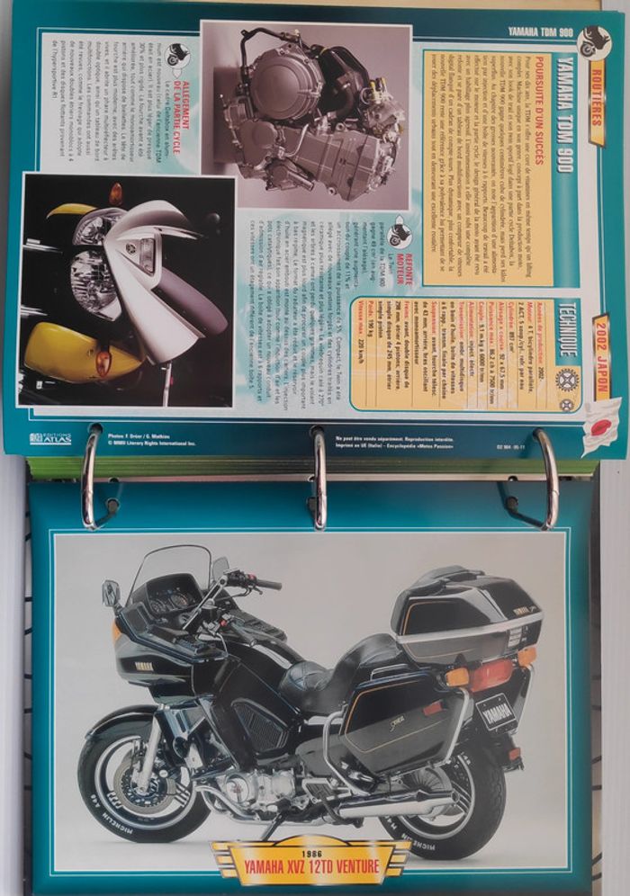 Classeur Motos Passion - Roadsters & Routières (217 fiches) - photo numéro 19