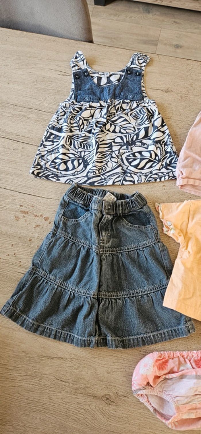 Lot de 31 vêtements fille printemps/été, taille 6 mois - photo numéro 10