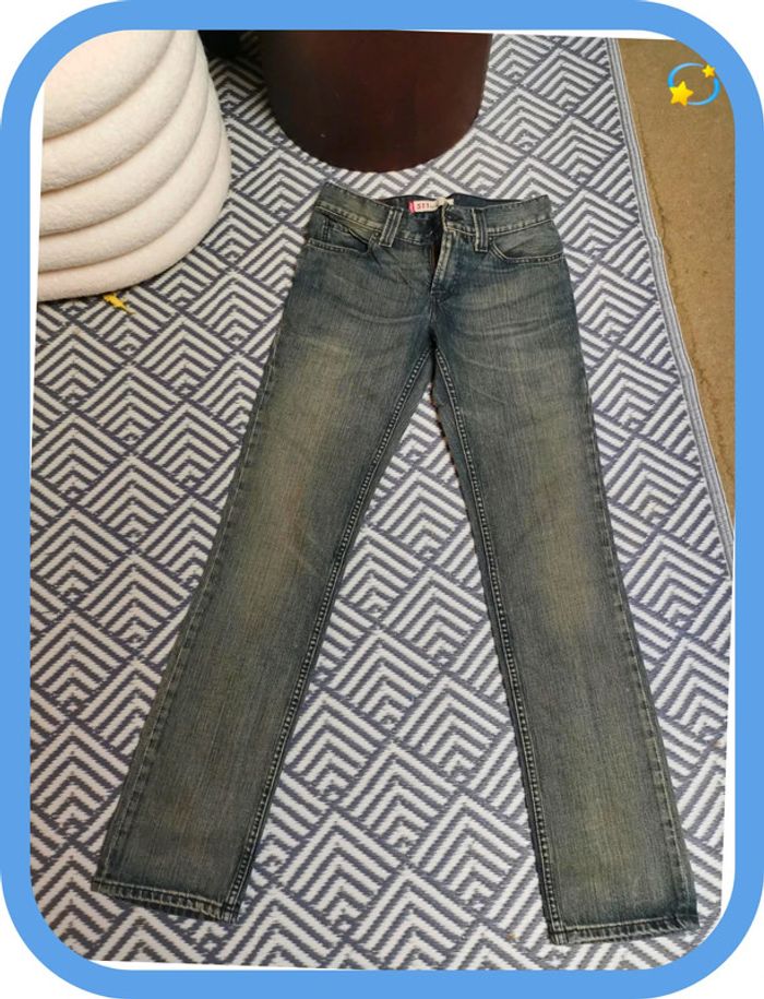 Jean levis Strauss 511 slim w30 L34 gris chiné - photo numéro 3