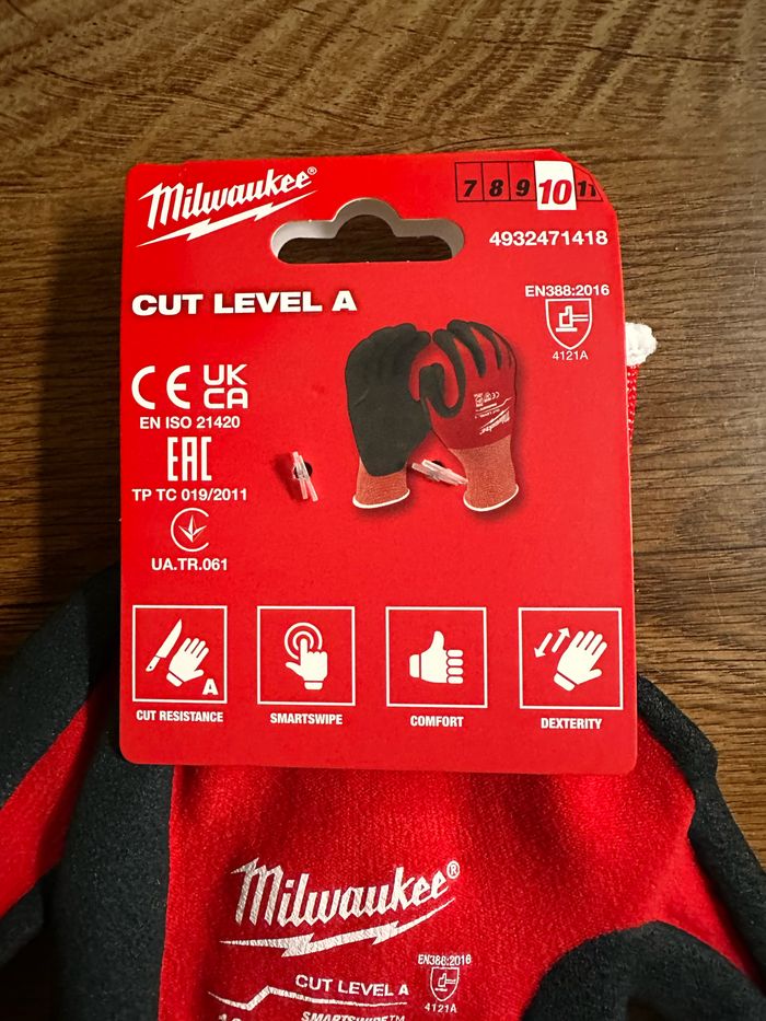 Gants travaux Milwaukee t10 - photo numéro 2