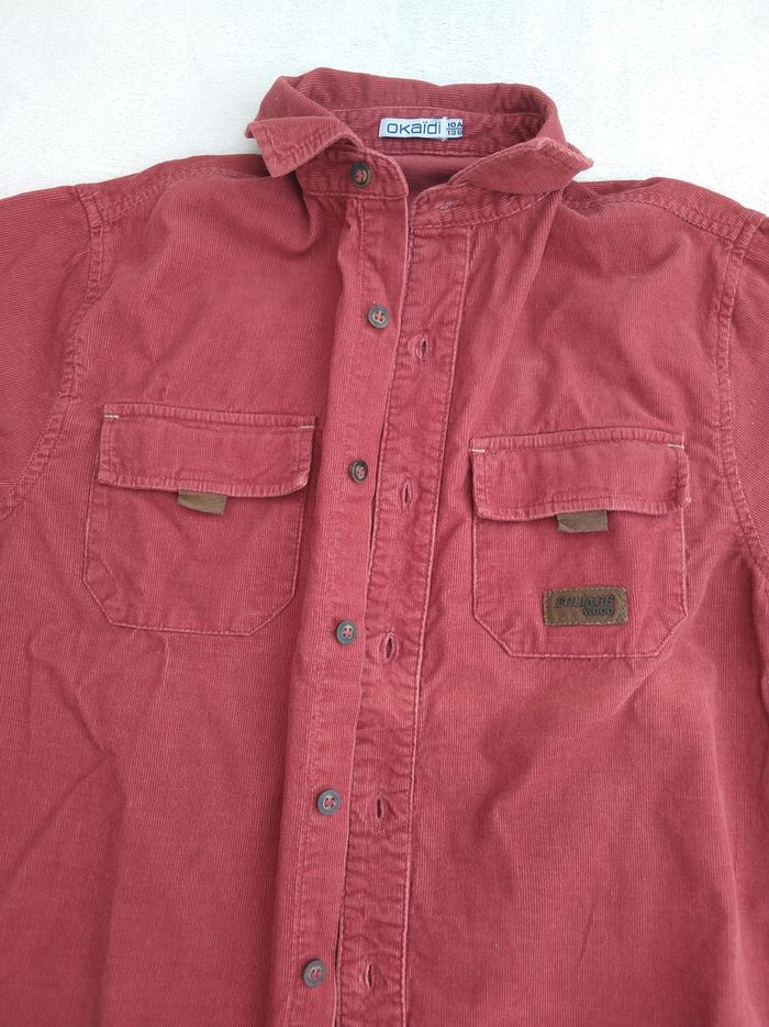 Chemise velours garçon Okaïdi 10 ans - photo numéro 5