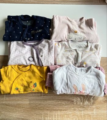 Lot pyjama fille 1 mois