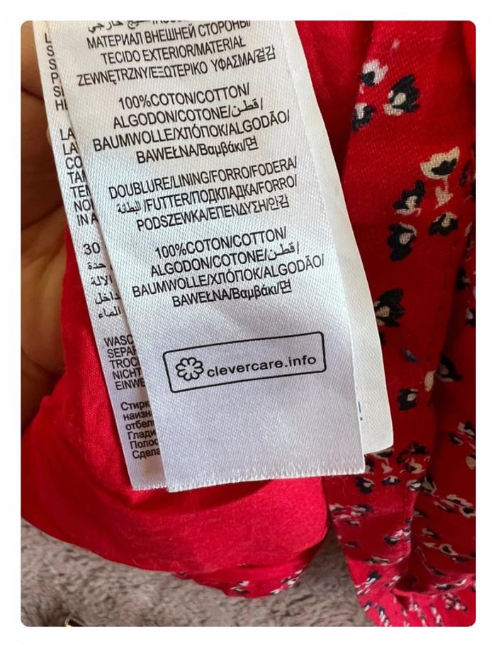 Robe d’été fille 9 à  12 mois 100%coton - photo numéro 3