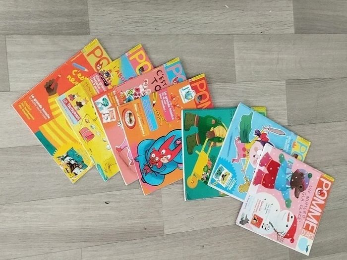 Lot de 7 magazines Pomme d’Api année 2018 L016  7582673929 - photo numéro 2