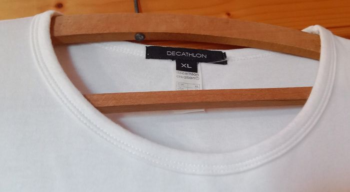 Lot de 2 tee-shirt Decathlon blanc - photo numéro 3