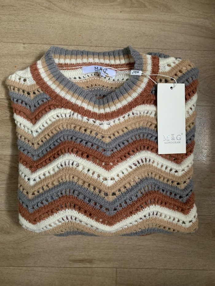 Pull d'hiver 💭💫 à rayure chic et moderne - photo numéro 5