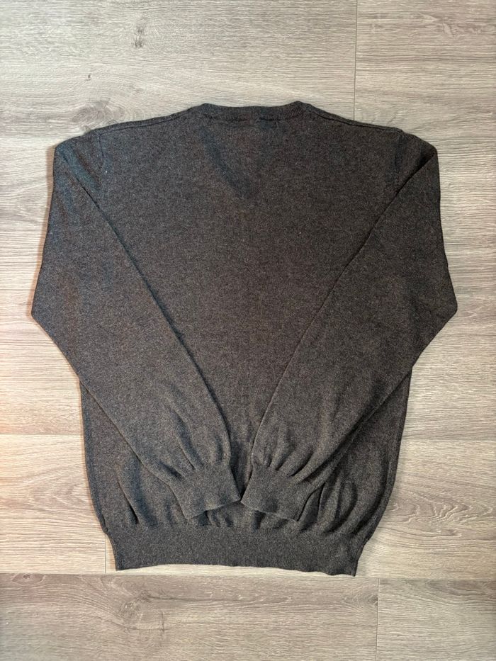 Pull Col V Gris - photo numéro 2