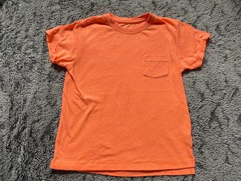 Teeshirt manches courtes orange Primark - 7 / 8 ans