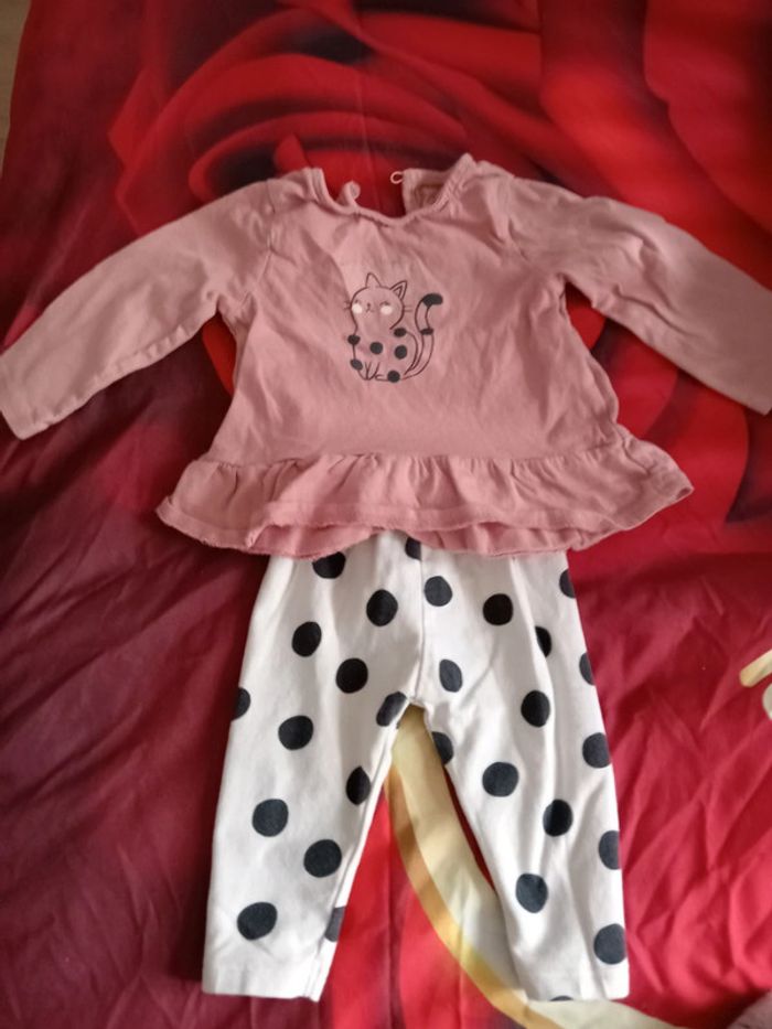 Ensemble tunique et leggins 3 mois