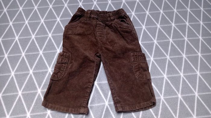 🦁 Lot 4 pantalons en velours, 12 mois - photo numéro 4