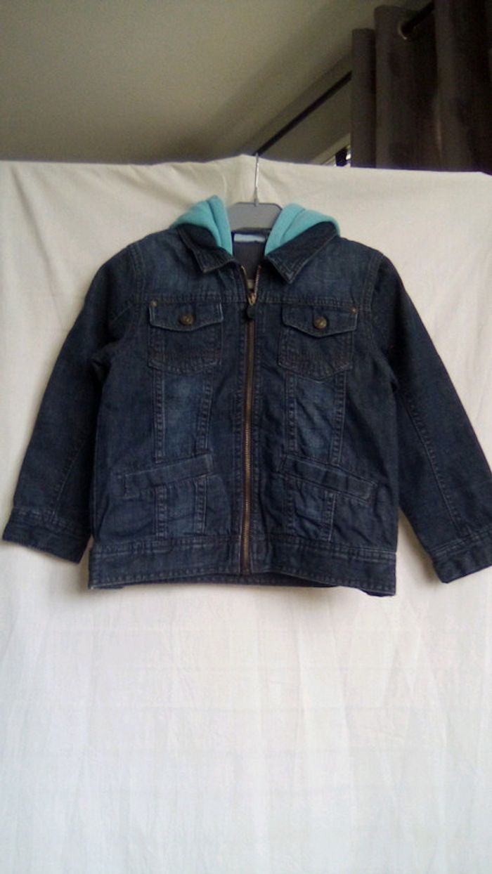 Veste en jean à capuche "NKY" - photo numéro 2