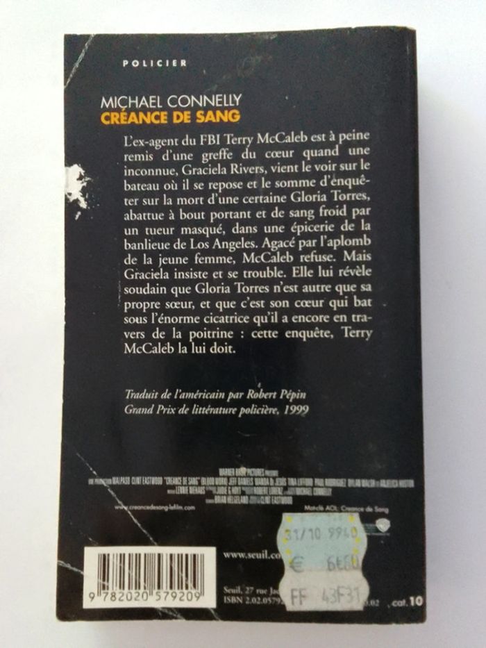 Michael Connelly 🪅 Créance de sang - photo numéro 2
