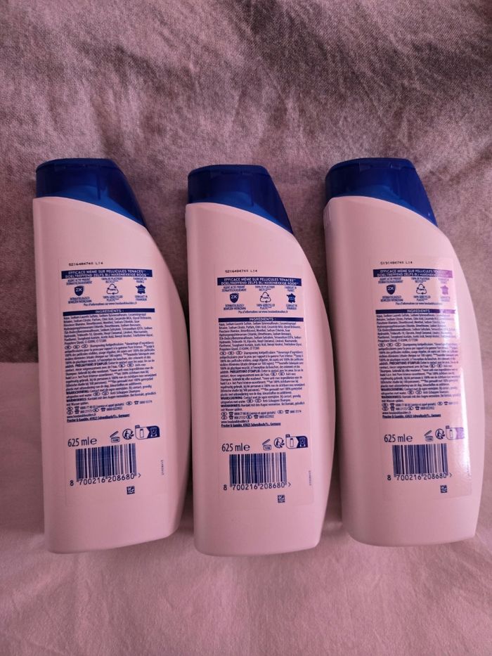 3 shampooing head and shoulders 650 ml - photo numéro 2