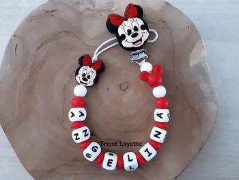 Attache tétine minnie