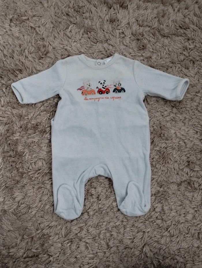 Pyjama 3 mois bleu - photo numéro 2