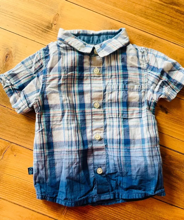 Ensemble chemisette et pantalon rouge 1 mois - photo numéro 2