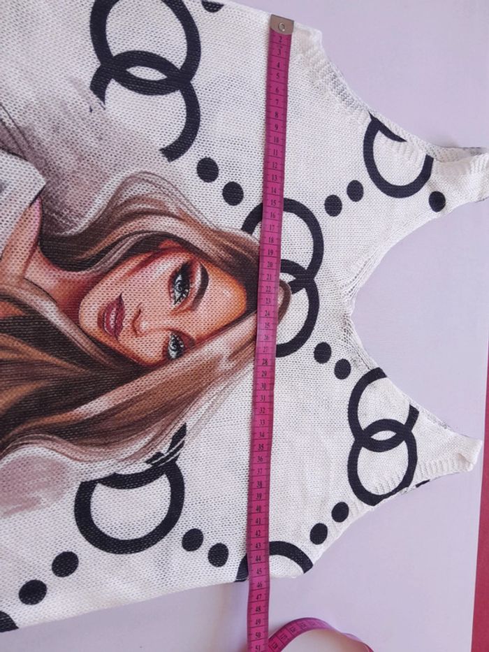 Debardeur imprimé taille unique - photo numéro 5