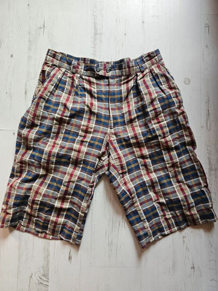 Short homme carreaux cyrillus