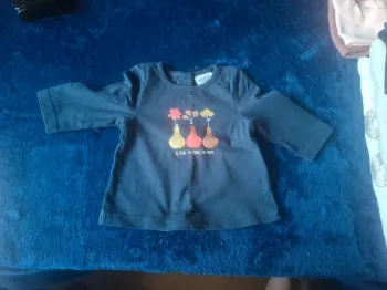 T-shirt manches longues fleurs