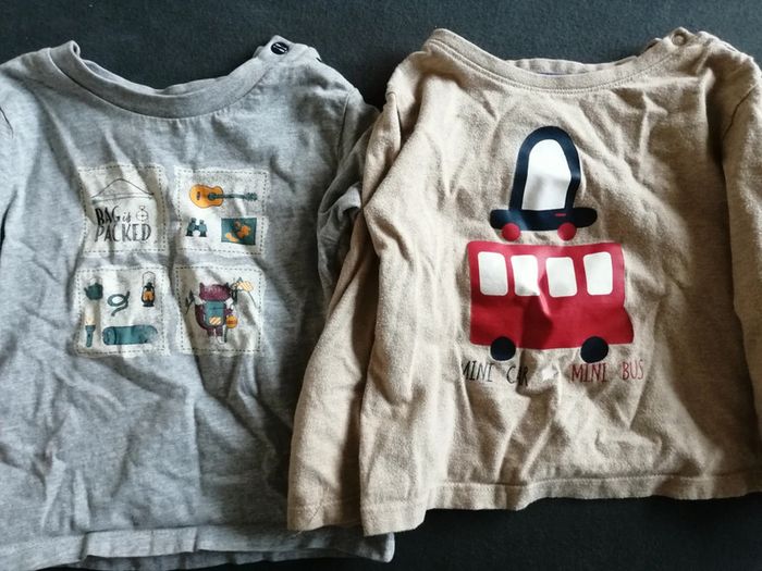 2 tee shirt manche longue