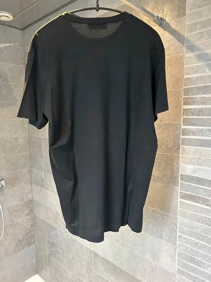 Magnifique T-shirt Dsquared2 noir avec logo blanc - Taille L - photo numéro 3