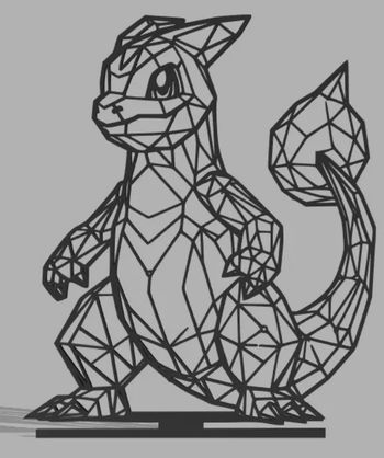 décoration pokemon Reptincel