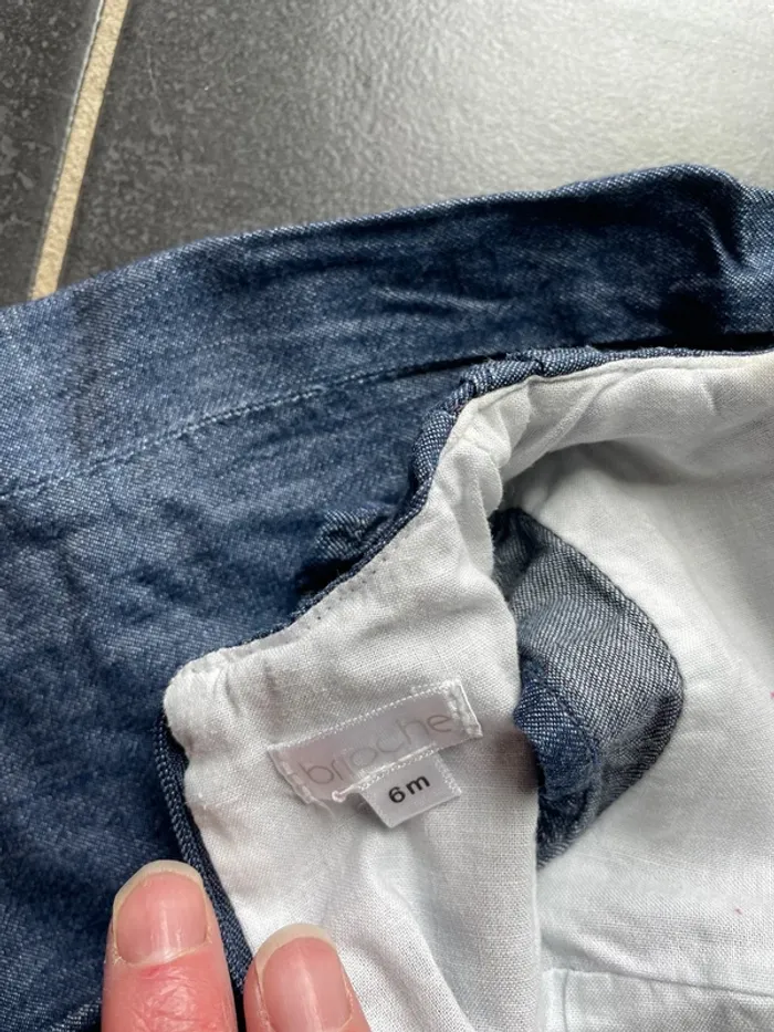 Ensemble robe jeans 2culottes - photo numéro 5