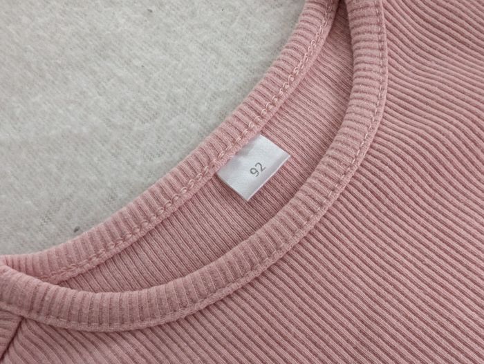T-shirt ML côtelé rose clair - 92 - Zeeman - photo numéro 4