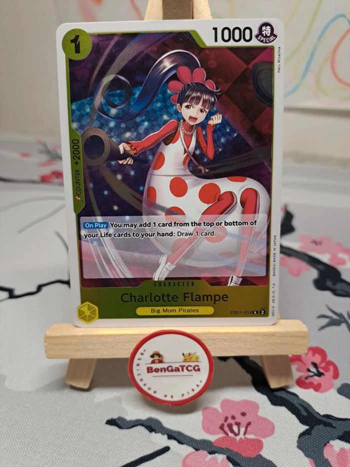 Carte One Piece Charlotte Flampe R EB01 56 Memorial Collection ENG🇬🇧