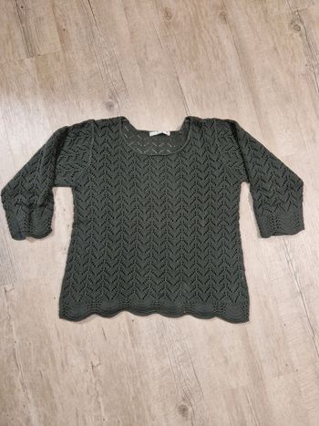 Pull en maille manches mi longues