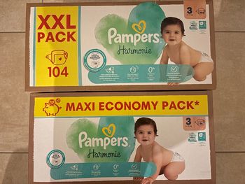 Couches Pampers Harmonie Taille 3 Neuf 