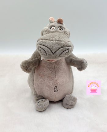 Peluche doudou hippopotame Gloria Madagascar 2 GIPSY Escape 2 Africa 20 cm