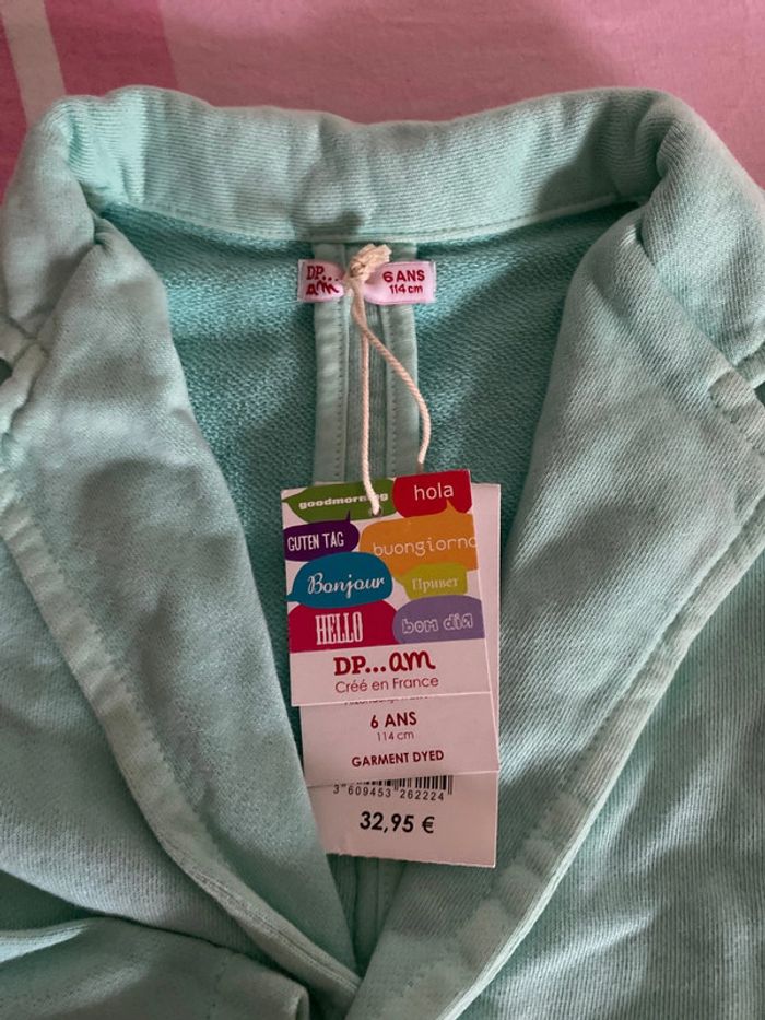 Veste DPAM taille 6 ans neuve - photo numéro 3
