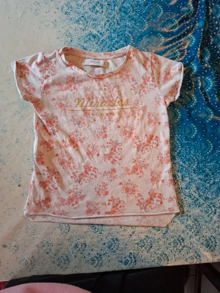 Tee-shirt mango 7 8 ans 128 cm