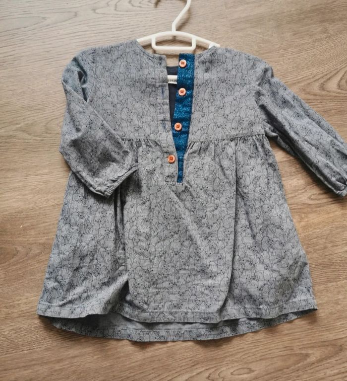 Jolie robe manches longues 18 mois